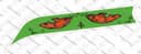 Black Knight 1980 Flipper Műanyag alkatrész (30c-500-green-red-1)