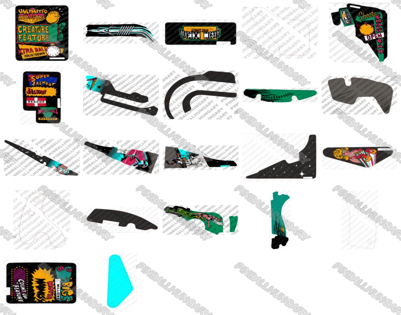 Black Lagoon Flipper Műanyag Készlet (Szett)